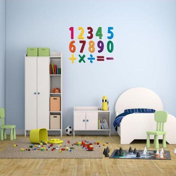 Bosphorus Duvar Süsü (Sticker) 2 Adet Rakamlı Desen Pvc 48X33X0,5Cm - Image 1
