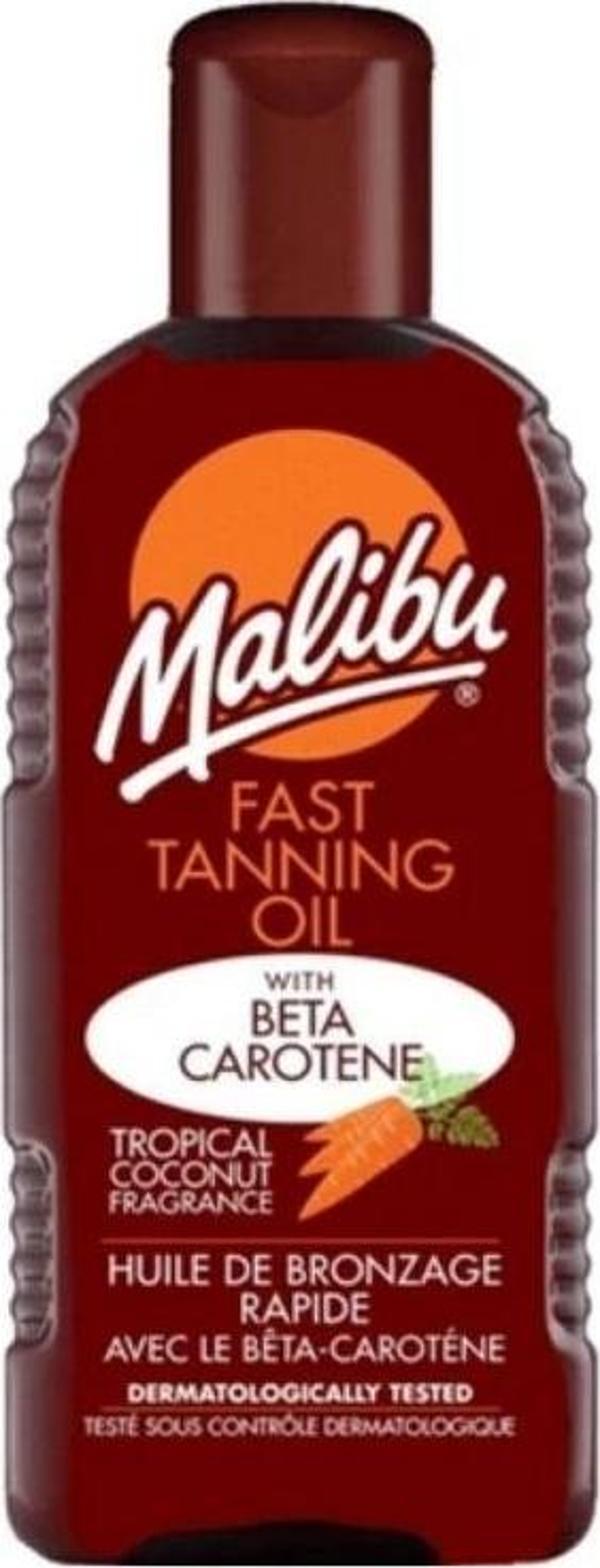 Malibu Güneş Hızlı Bronzlaştırıcı Yağ+Karoten 200ML - Image 1