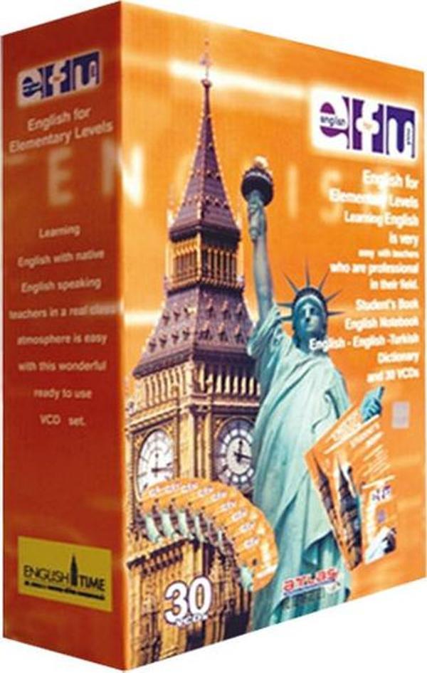 EFU İngilizce Elementary Levels 2. Set 30 VCD+ Kitap - Atlas Pazarlama - Image 1