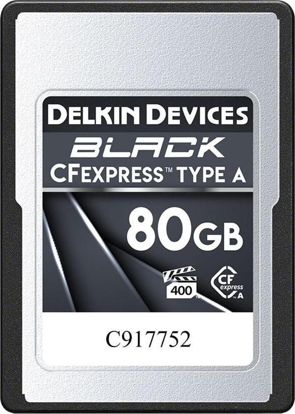 Delkin Devices 80GB Black CFexpress Type-A Hafıza Kartı - Image 1