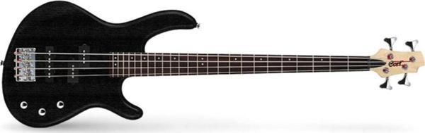 Cort Ab4Pjopb Bas Gitar Actıon, Double Cutaway, Open Pore Siyah - Image 1
