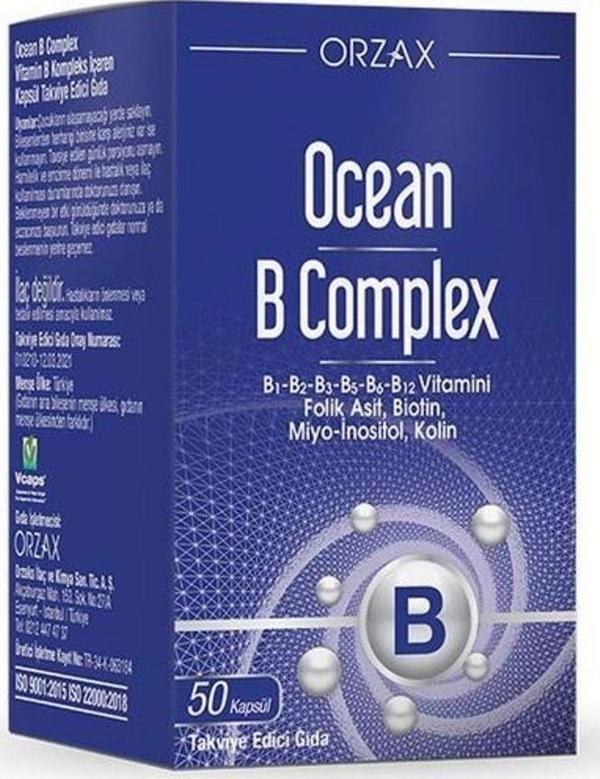 Ocean B Complex Takviye Edici Gıda 50 Kapsül - Image 1
