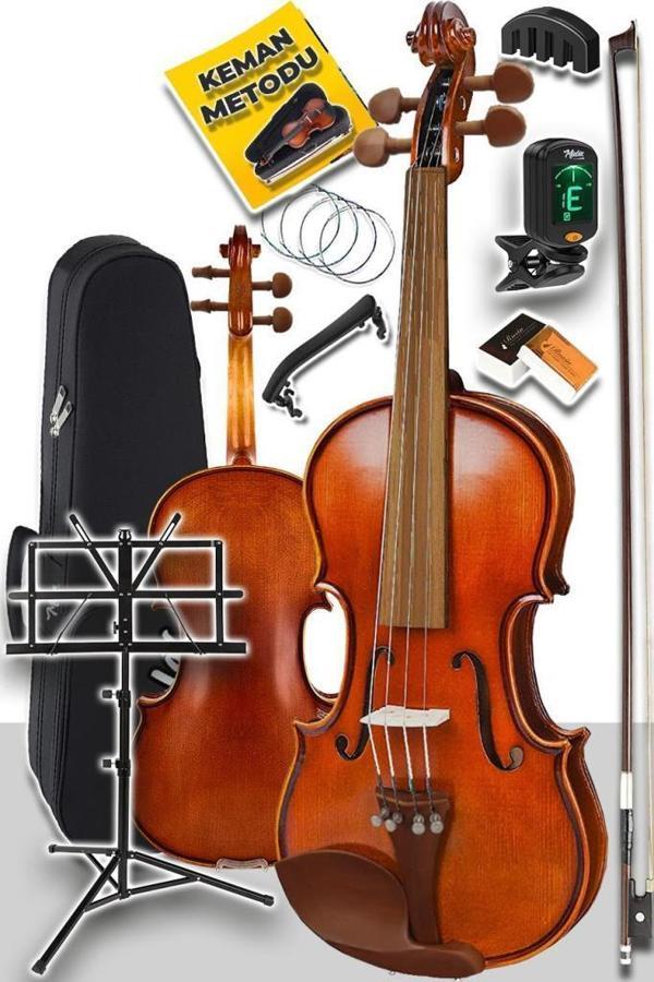 Midex GLA-124X SET Profesyonel Üst Kalite GÜL Ağacı Keman 4/4 Tam Boy - Image 1