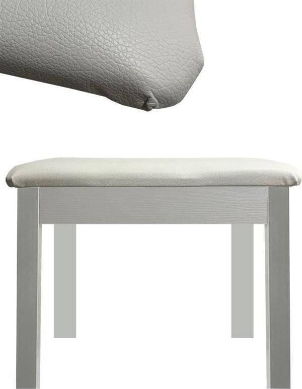 Midex TBX-144WH Üst Kalite Piyano Taburesi Gizli Bölmeli Beyaz Renk (32x54x48) - Image 1