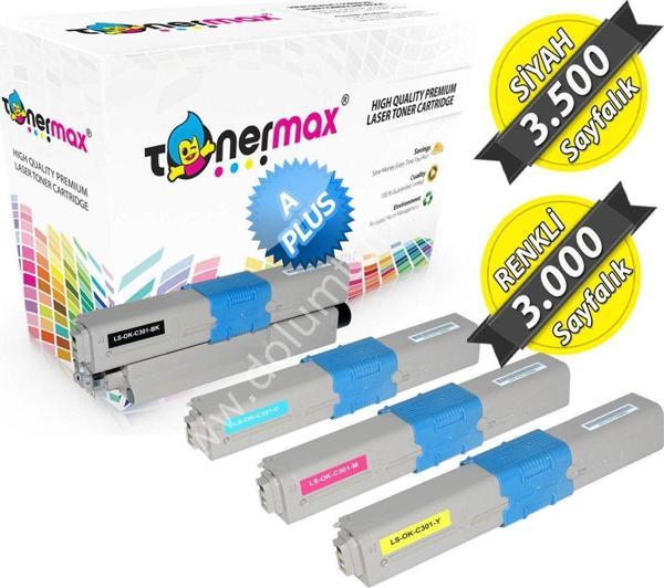 Tonermax Oki C332 / MC363 Muadil Toneri Set - A Plus - Image 1