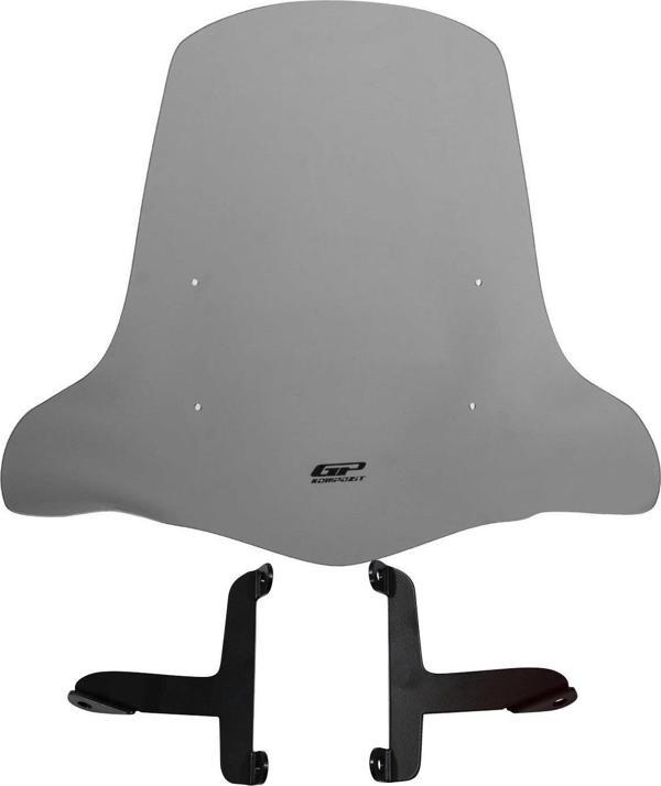 GP Kompozit Scooter Universal 2020 Uyumlu Elcikli Ön Cam Füme - Image 1