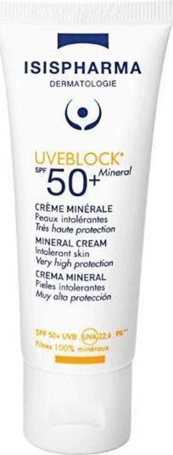 Isıs Pharma Uveblock Spf 50+ Mineral Cream 40 ml - Image 1