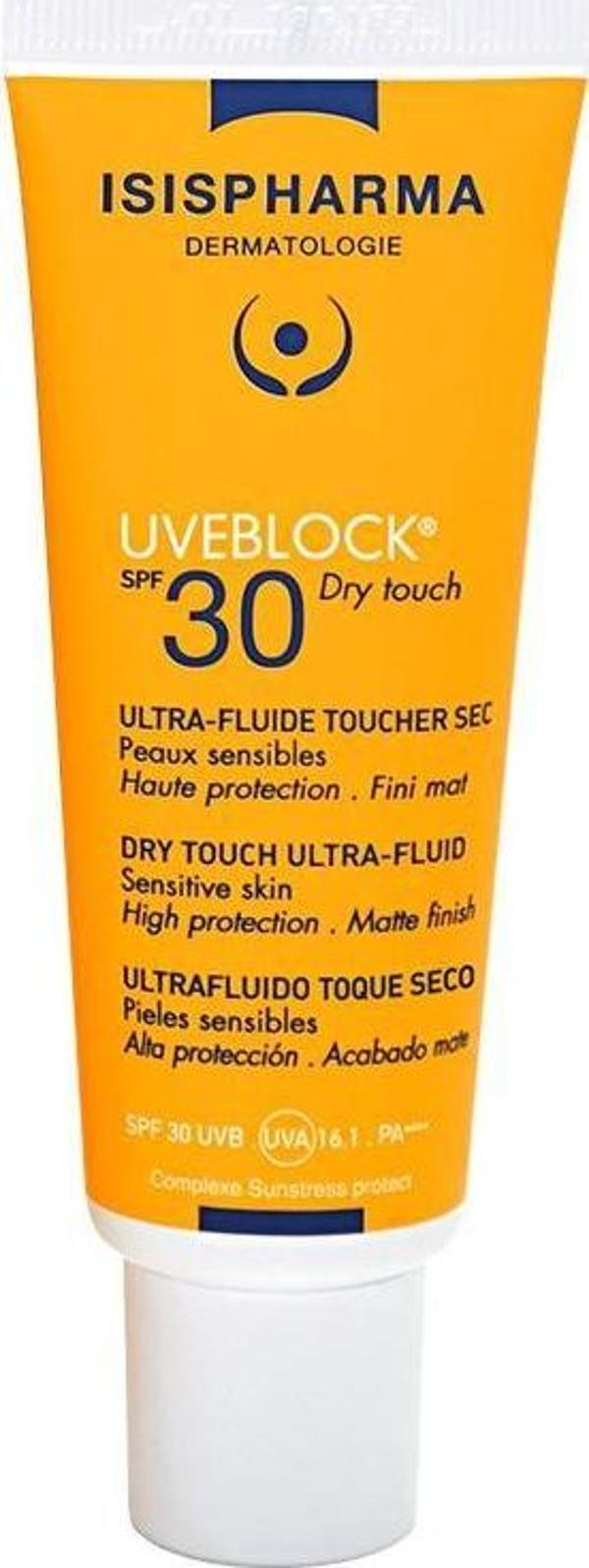 Isıs Pharma ISISPHARMA Uveblock SPF30 Dry Touch Ultra-Fluid 40 ml - Image 1