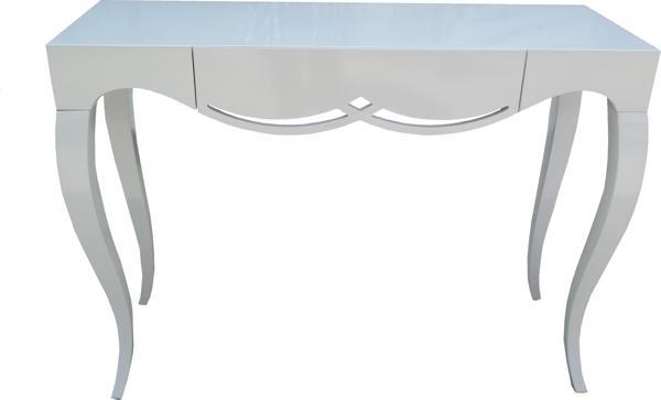 Dresuar 12440 Cnc Çökertme Model Kayın Aslan Lükens Ayak Parlak Beyaz El Yapımı - Image 1