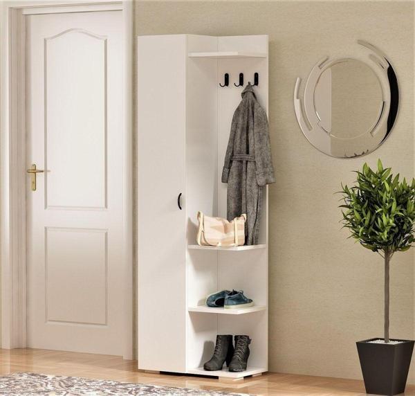 Cantek Dizayn Flexi Portmanto Beyaz - Beyaz - Image 1