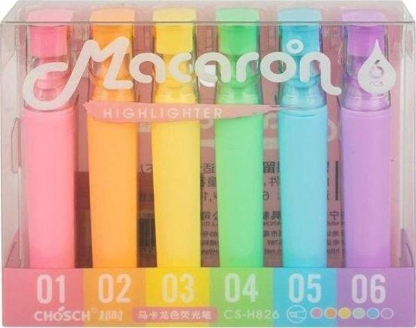 Chosch Fosforlu Macaron 6'lı Set - Image 1