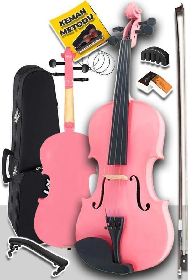 Midex HGA34PİNK-TYS Pembe 3/4 Çocuk Kemanı Full Set (10-13 Yaş İçin) - Image 1