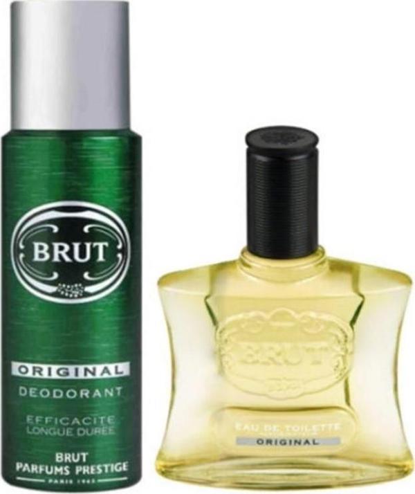 Brut Set Edt 100ML + Deo Original 200ML London 8681413202018 - Image 1