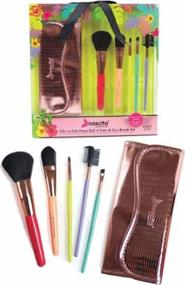 Nascita Brush 5li Yüz ve Göz Renkli Fırça Seti - Image 1