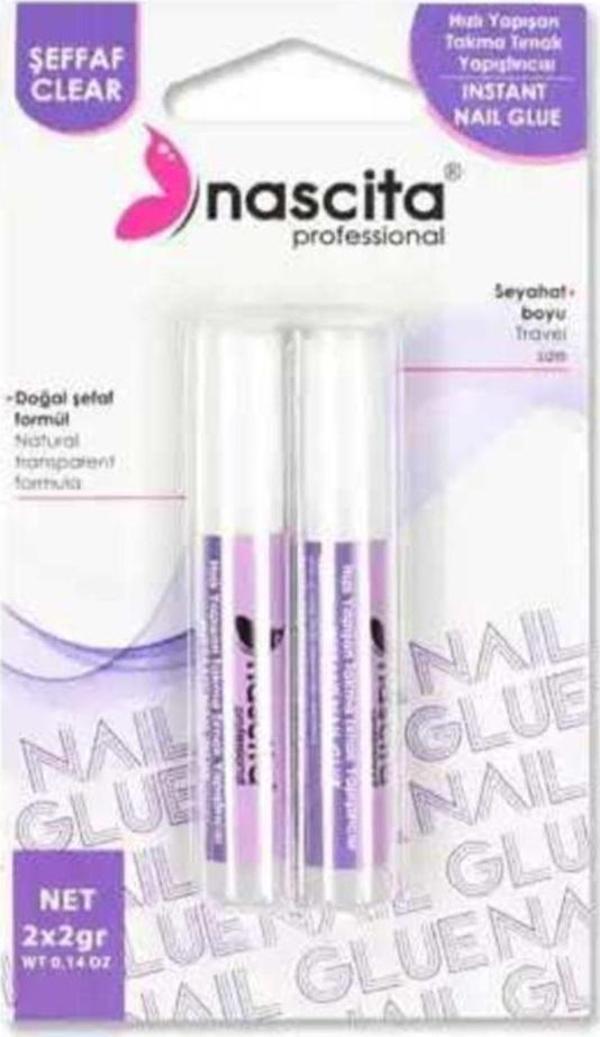 Nascita Şeffaf Takma Tırnak Yapıştırıcısı 2x2Gr - Image 1