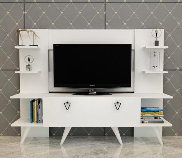 Cantek Dizayn Erica Tv Ünitesi Beyaz - Beyaz - Image 1