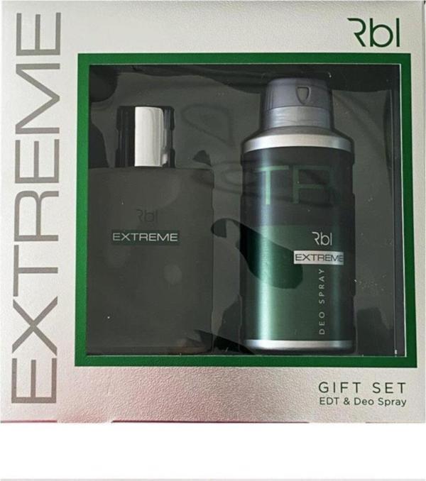 Rebul Extreme 90ML + Deodorant Spray 150ML Erkek Parfüm Set - Image 1