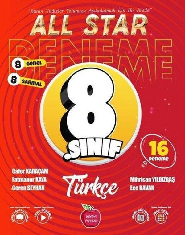 8. Sınıf Türkçe All Star Branş Deneme - Newton Yayınları - Image 1