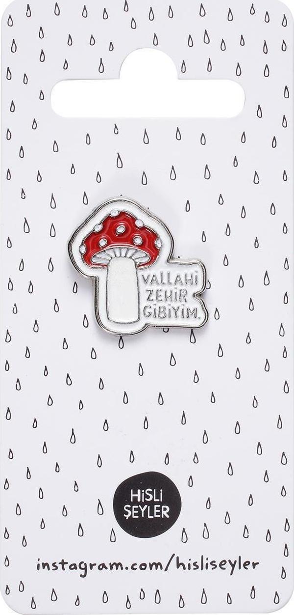 Hisli Şeyler Pin - Vallahi Zehir Gibiyim - Image 1