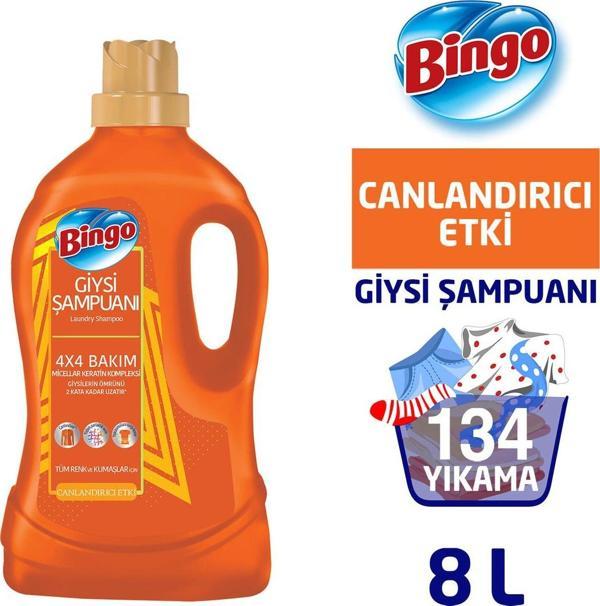 Bingo Giysi Şampuanı Canlandırıcı Etki 4L 2'Li - Image 1