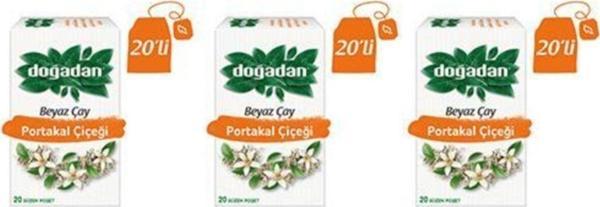 Doğadan Beyaz Çay Portakal Çiçeği 3 Adet - Image 1
