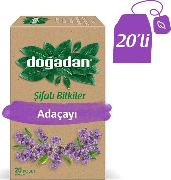 Doğadan Bhr Tem-Adaçayı Bardak Poşet 20'Li - Image 1