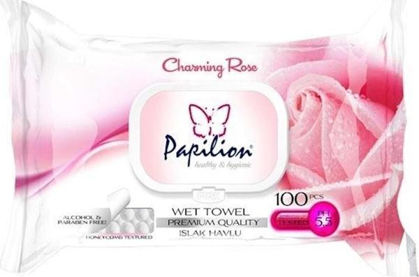 Papilion Gül Islak Havlu 100 Yaprak - Image 1