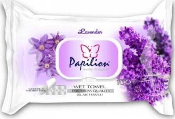 Papilion Islak Havlu 100'Lü Lavanta * 4 Adet - Image 1