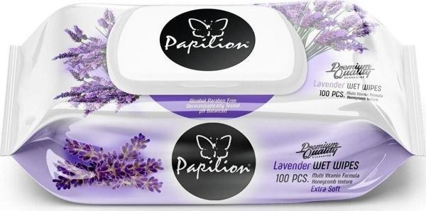 Papilion Islak Havlu Lavanta 100'Lü - Image 1