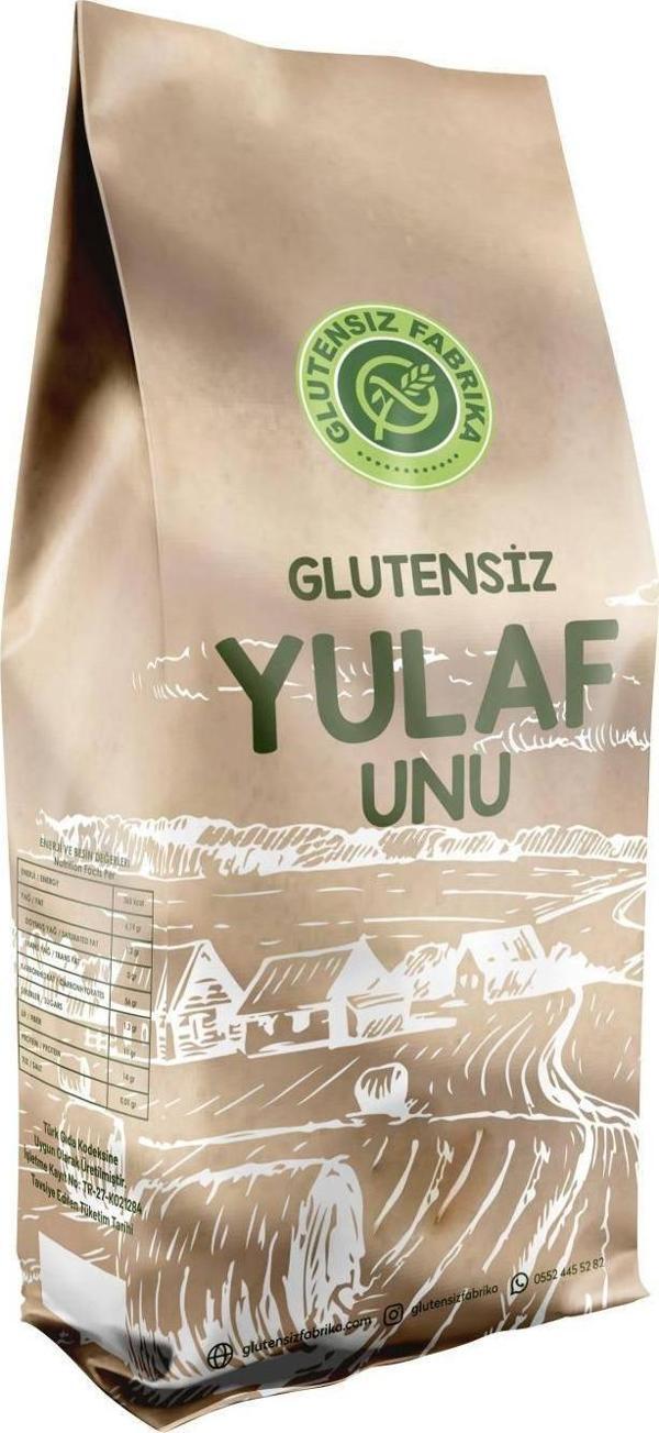 GLUTENSİZ YULAF UNU VEGAN 1  kg - Image 1