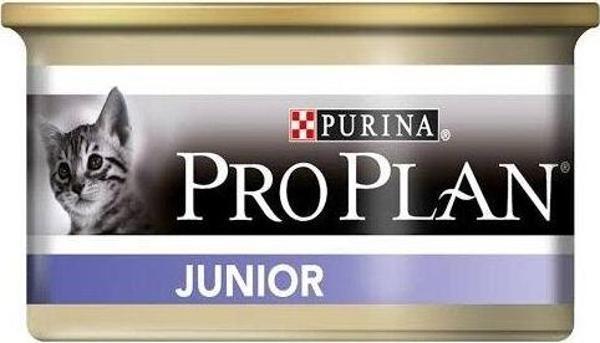 Pro Plan Junior Chicken Tavuk Etli Konserve Yavru Kedi Maması 85 gr x 12 Adet - Image 1