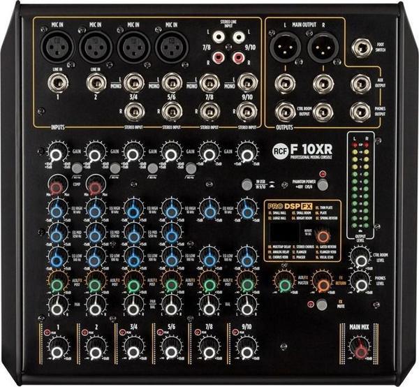 Rcf F10XR 10 Kanal USBli Analog Deck Mikser - Image 1
