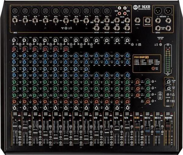 Rcf F16XR 16 Kanal USBli Analog Deck Mikser - Image 1