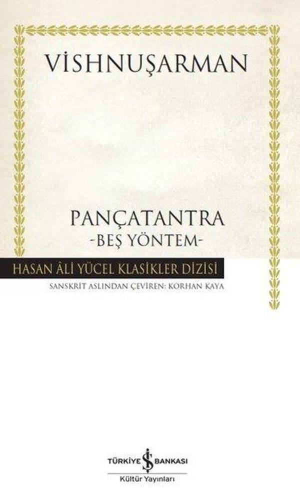 Pançatantra - Beş Yöntem - Hasan Ali Yücel Klasikler - İş Bankası Kültür Yayınları - Image 1