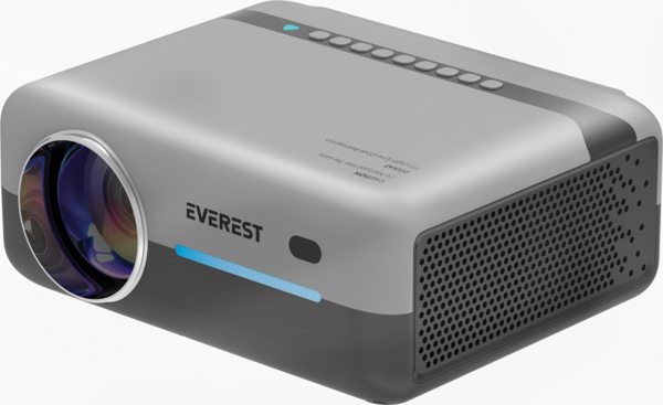 EVEREST PJ03, 300 ANSI, 1920X1080, 2xHDMI, 1xUSB, TF Soket, WiFi, Bluetooth, 30.000 Saat Led Ömrü, 3W Speaker, Android 9 - Image 1