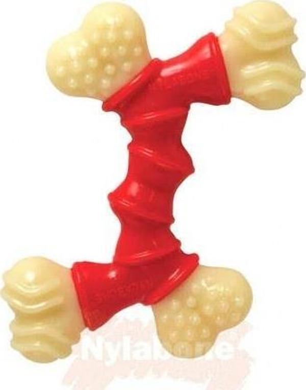 Nylabone Domuz Pastırması Aromalı Köpek Çiğneme Kemiği XS - Image 1