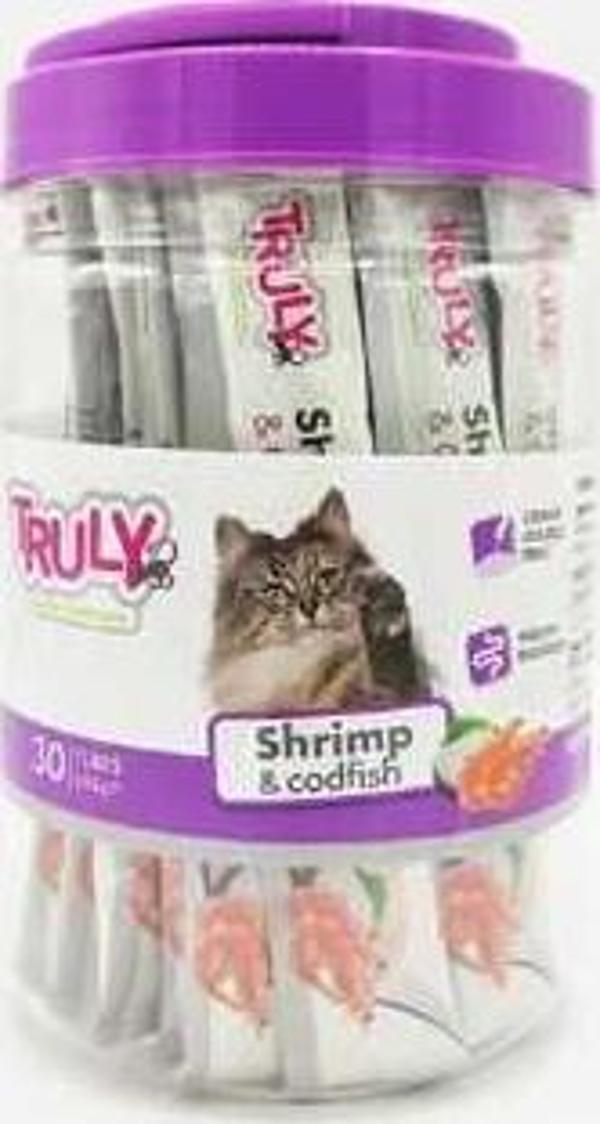 Truly Sıvı Kedi Ödülü Karides - Morina 30x14 Gr - Image 1