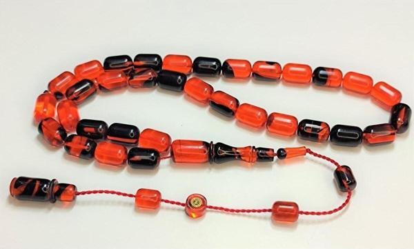 Abdullah Karataş Usta Işi Imzalı Mühürlü Sıkma Kehribar Sertifikalı - Image 1