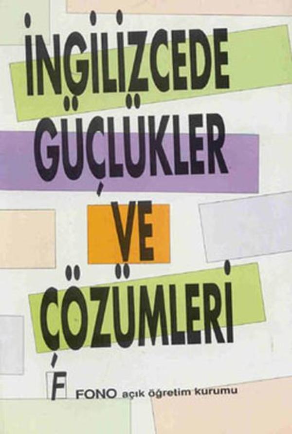 İngilizcede Güçlükler Ve Çözümleri - Fono Yayınları - Image 1