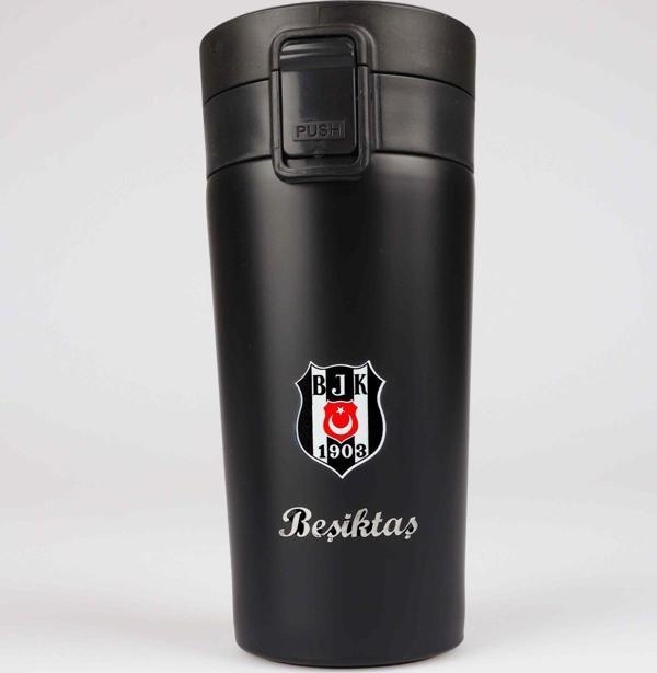 BEŞİKTAŞ LİSANSLI ÇELİK TERMOS KİLİTLİ MUG - Image 1