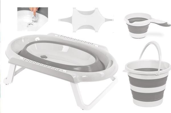Tommybaby Katlanır Küvet Seti 4'lü Set Banyo Seti - Image 1