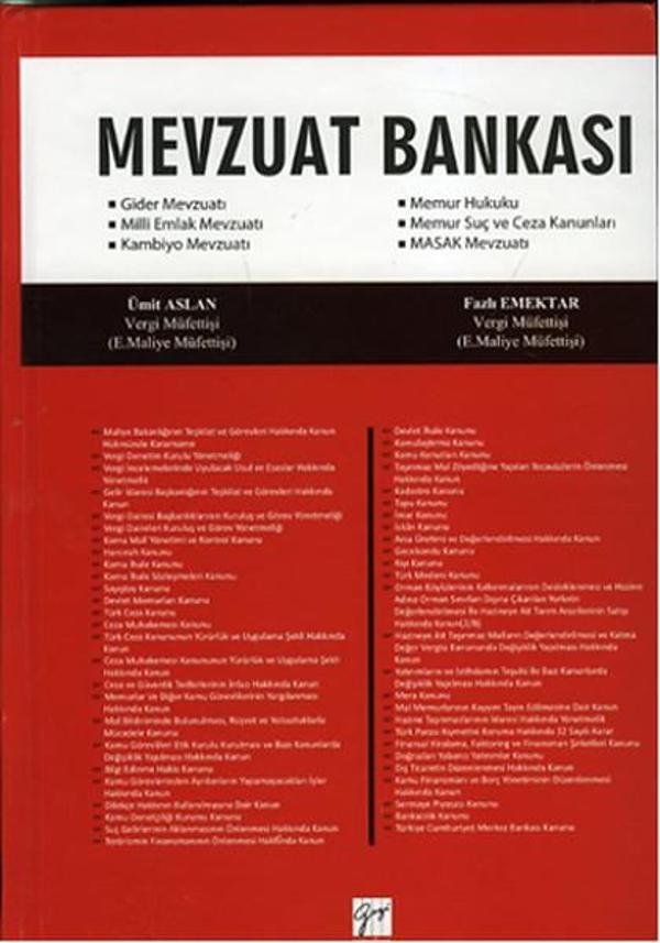 Gazi Kitabevi Mevzuat Bankası - Gazi Kitabevi - Image 1