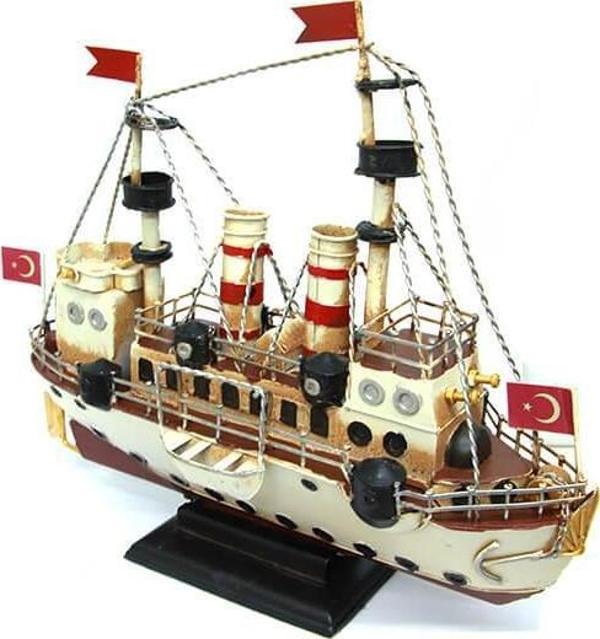 Metal Gemi Biblo Dekoratif Hediyelik - Image 1