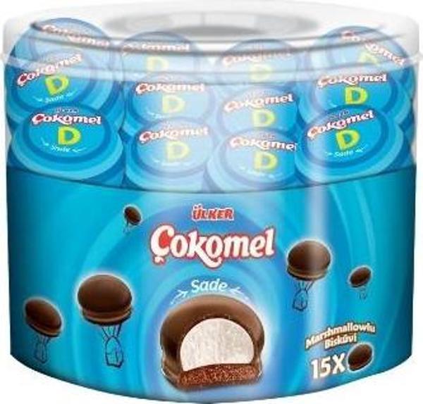 Ülker Çokomel Marsh. Sade 15x12 Gr. - Image 1