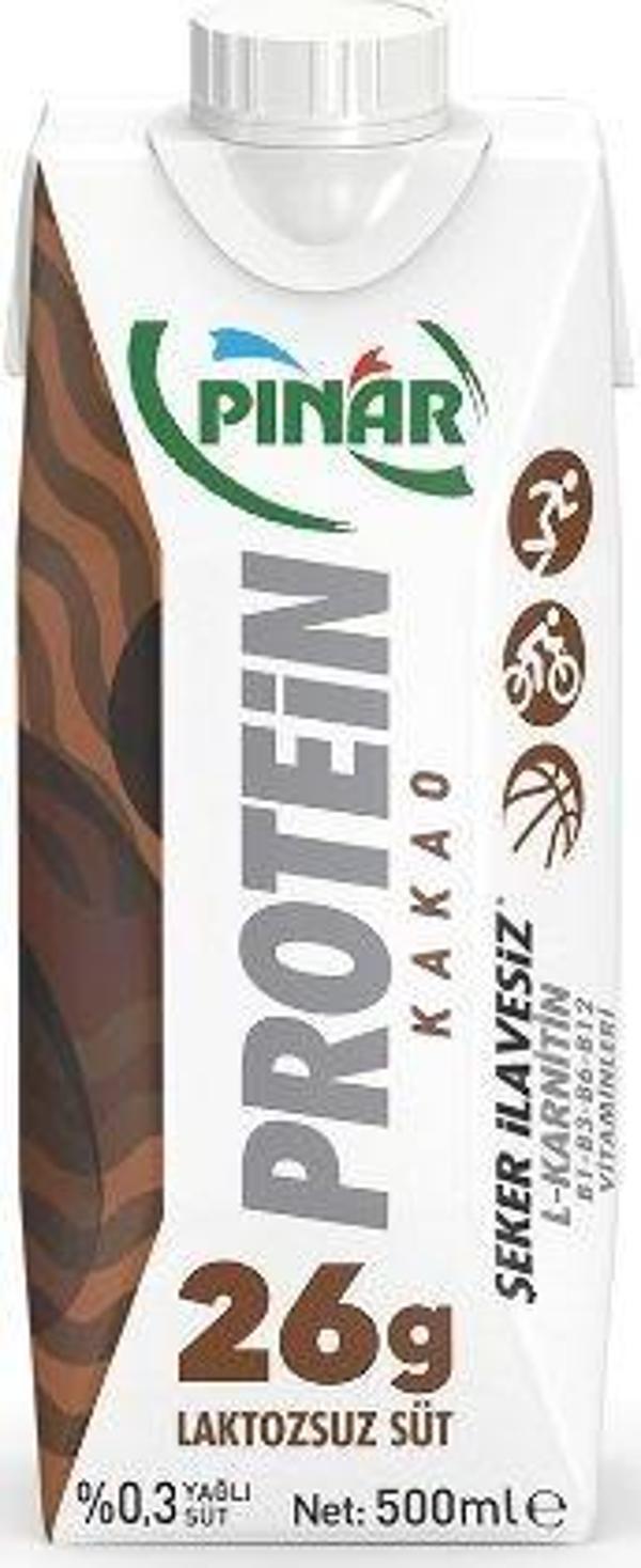 Pınar Protein Kakaolu Süt 500 ml. (4'lü) - Image 1