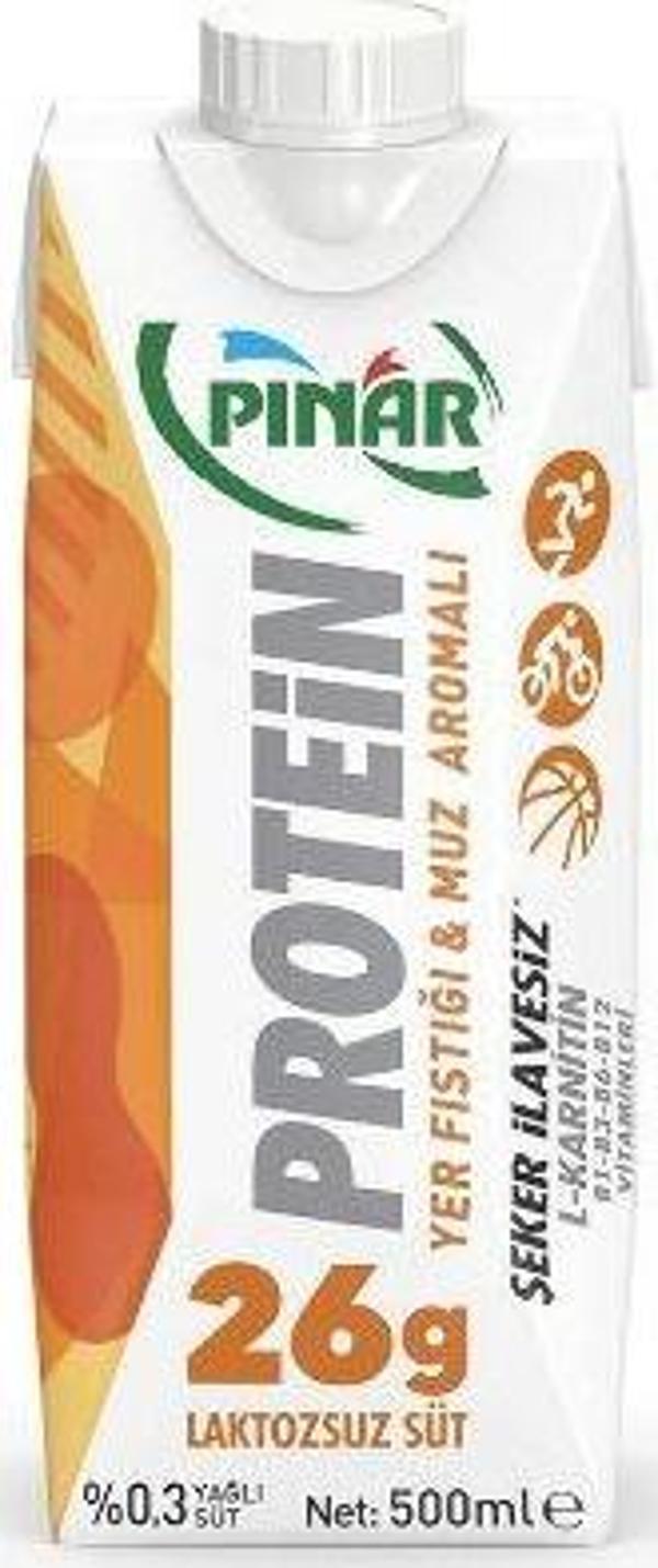 Pınar Protein Muzlu Süt 500 ml. (6'lı) - Image 1
