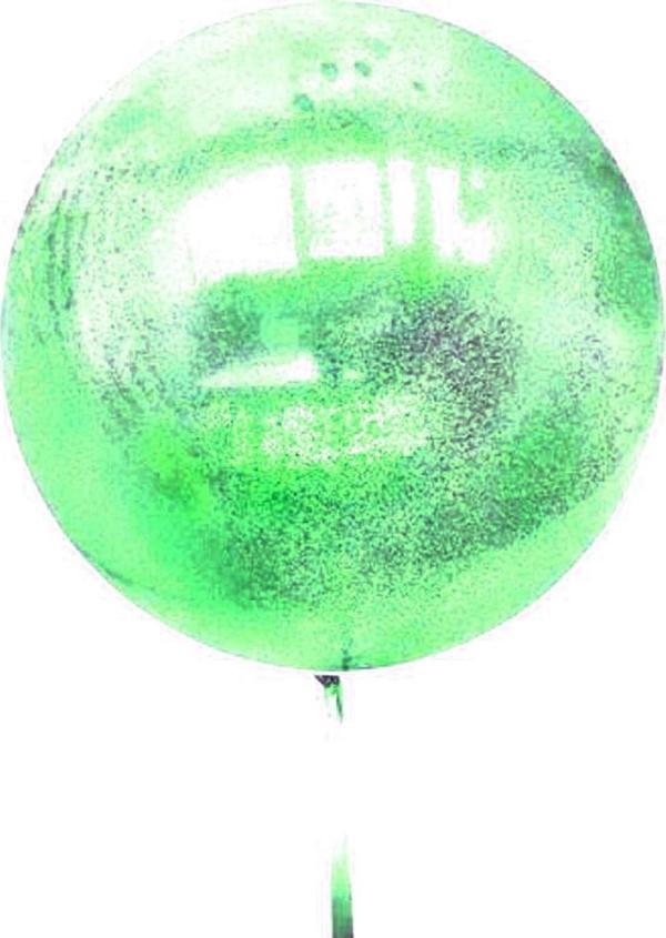 Parti Malzemeleri Rose Gold Renk Simli Yuvarlak Şeffaf Balon 24 İnç - Image 1