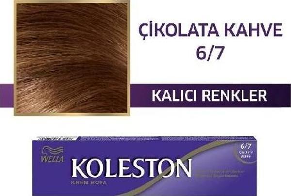 Koleston Tüp Saç Boyası Çikolata Kahve 6/7 (2'li) - Image 1