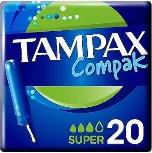 Tampax Compak Tampon Süper 20'li - Image 1