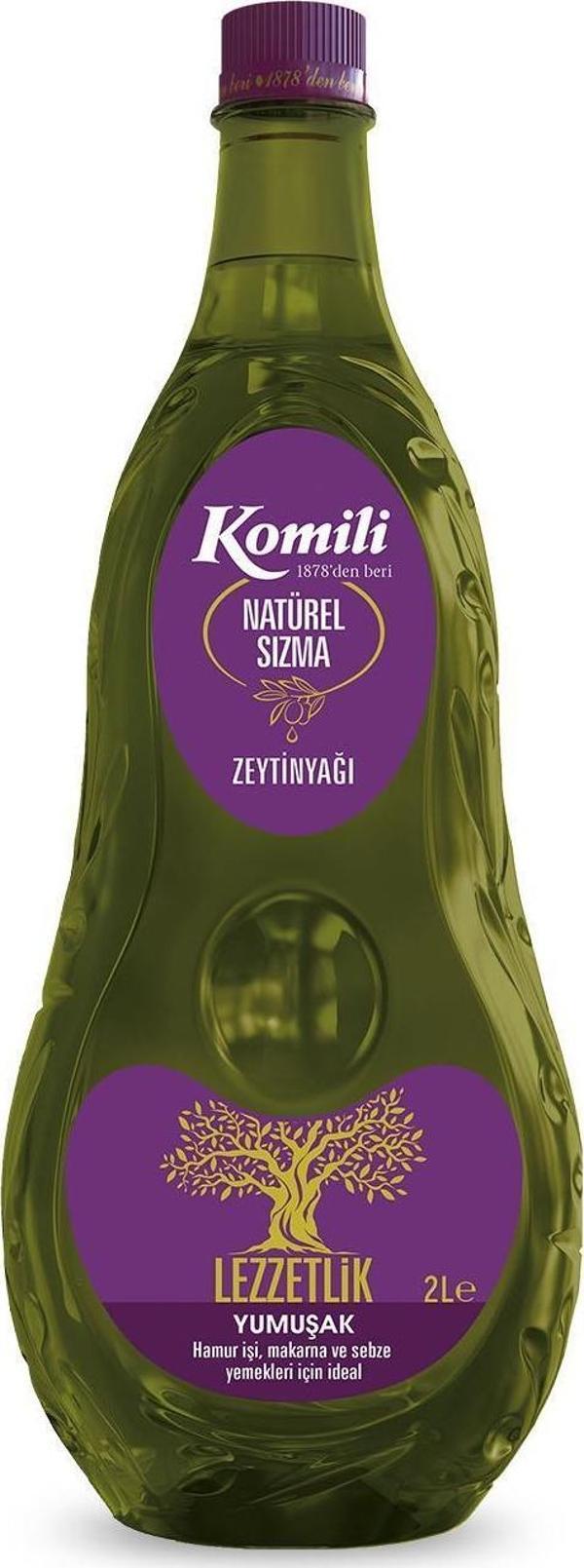 Komili Sızma Lezzetlik Yumuşak Zeytinyağı 2 Lt Pet - Image 1